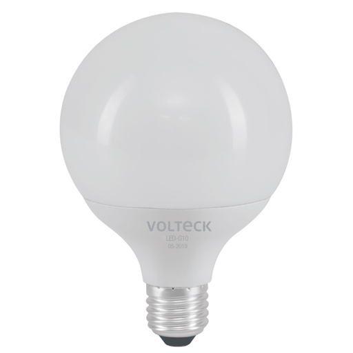 [46195] Lámpara de LED tipo globo 8 W luz de día, en caja, Volteck LED-G10