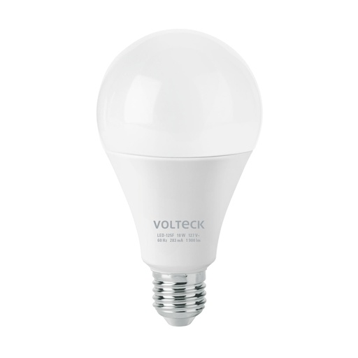 [46222] Lámpara LED A25 18 W (equiv. 125 W) luz de día, caja Volteck LED-125F