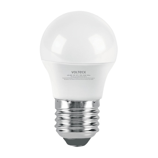 [46277] Lámpara LED G45 6 W (equiv. 40 W) luz de día blíster Volteck LED-40GF