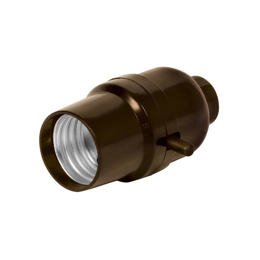[46501] Portalámpara de baquelita, con interruptor de barra, Volteck POBA-11