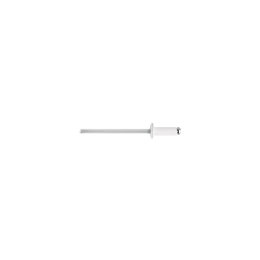 [46571] Bolsa c/50 remaches 1/8'x1/4' blancos de aluminio, ala 1/4' R-44BB