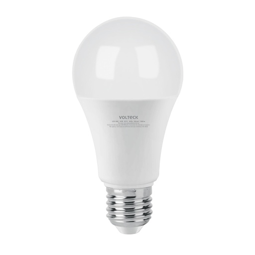[46593] Lámpara LED A19 14 W (equiv. 100 W) luz cálida, caja Volteck LED-100C