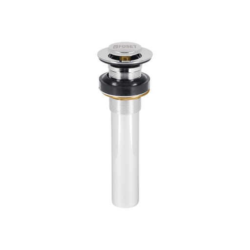 [47037] Contra p/lavabo sin rebosadero, sistema push, cromo, 1-1/4' CE-206S