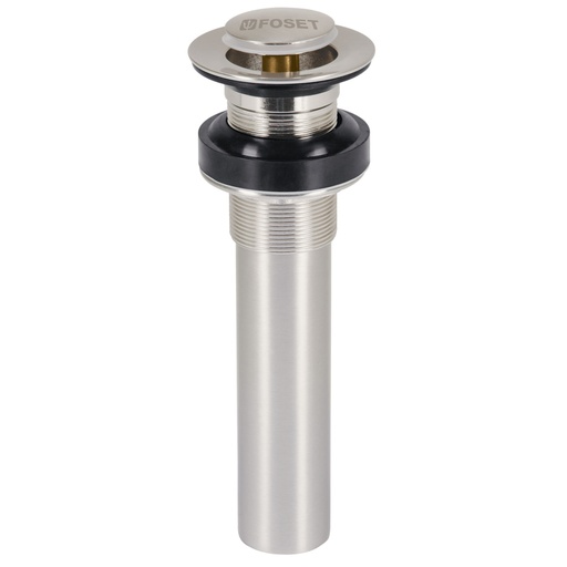 [47038] Contra p/lavabo sin rebosadero, sistema push, satín, 1-1/4' CE-206SN