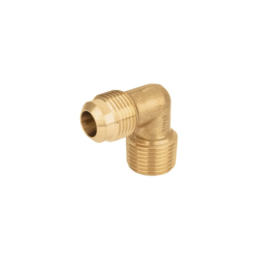 [47402] Codo terminal a 90° de latón 1/2 x 1/2', FOSET CLG-513