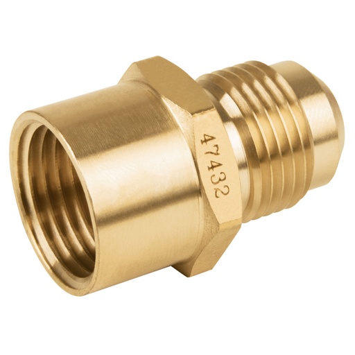 [47432] Niple campana de latón de 1/2' X 1/2', FOSET CLG-495