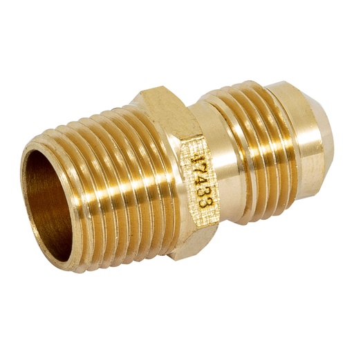 [47433] Niple terminal de latón de 3/8' X 3/8', FOSET CLG-411