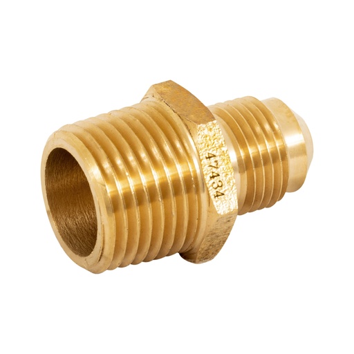 [47434] Niple terminal de latón de 3/8' X 1/2', FOSET CLG-412