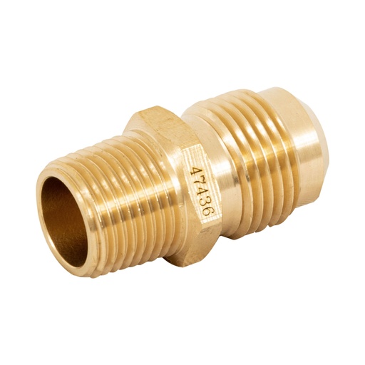 [47436] Niple terminal de latón de 1/2' X 3/8', FOSET CLG-414