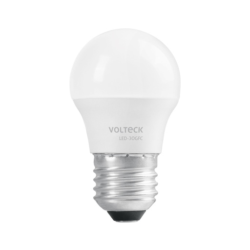 [47542] Lámpara LED G45 3 W (equiv. 25 W), luz de día, caja, Volteck LED-30GFC