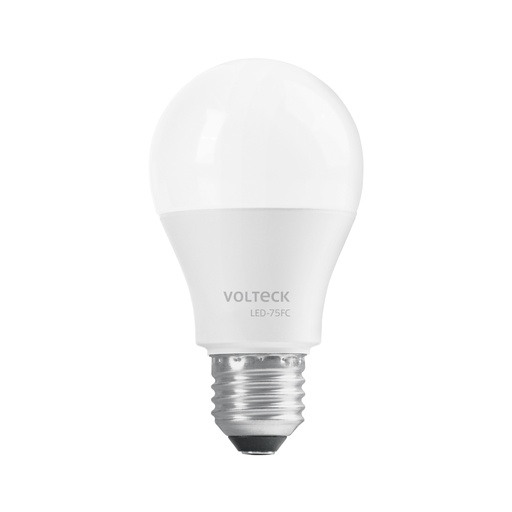 [47548] Lámpara LED A19 12 W (equiv. 75 W), luz de día, caja Volteck LED-75FC