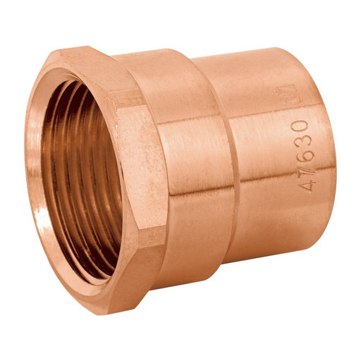[47630] Conector de cobre de rosca interior 1', FOSET BASIC CC-603B