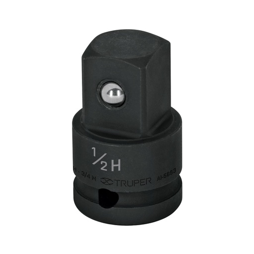 [100907] Adaptador de impacto 1/2' (H) x 3/4' (M), Truper AI-5653