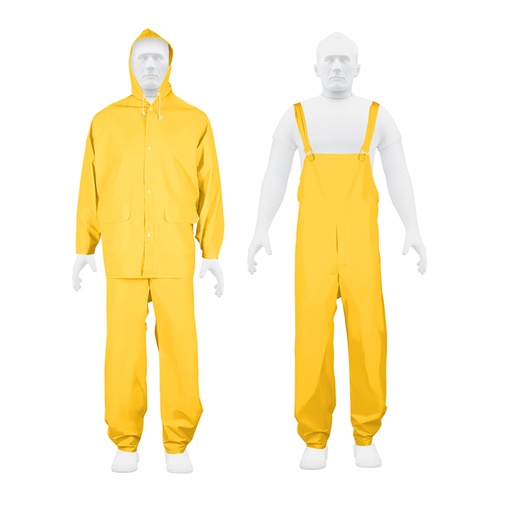 [100911] Conjunto impermeable triple capa, talla CH, Truper Expert TRA-PRO-S-X
