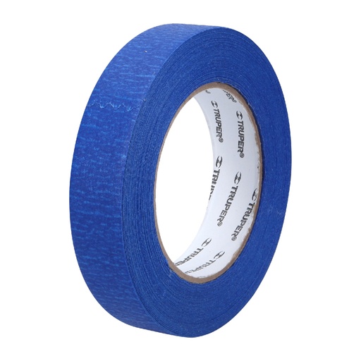 [12622] Cinta masking tape azul de 1' x 50 m para pintor, Truper MSK-1A