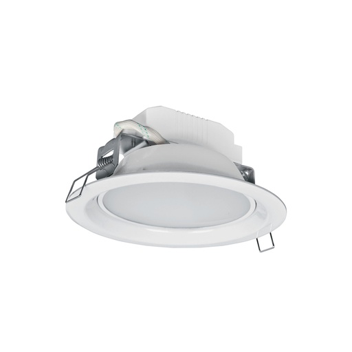 [48347] Luminario LED empotrado redondo de 6 W, luz de día, Volteck EMP-101L