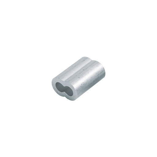 [48367] Bolsa con 50 casquillos dobles de aluminio, 1/4', FIERO CAD-1/4