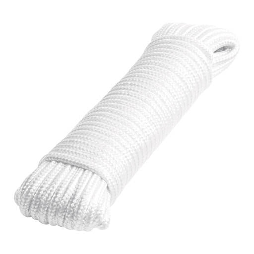 [48393] Piola de poliéster diamante de 5mmx15m blanca, madeja, FIERO PIO-515P
