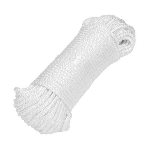 [48395] Piola de poliéster diamante de 4mmx30m blanca, madeja, FIERO PIO-430P