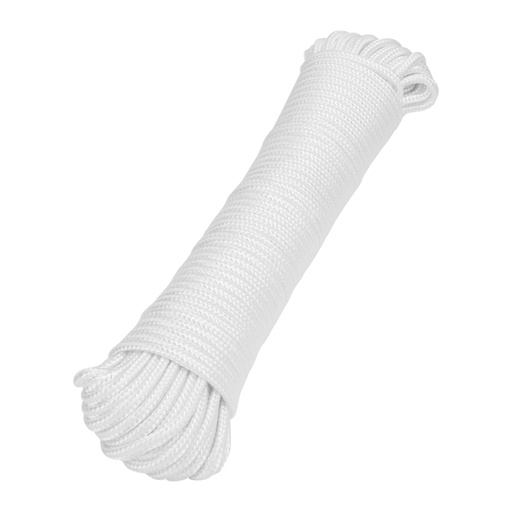 [48396] Piola de poliéster diamante de 5mmx30m blanca, madeja, FIERO PIO-530P