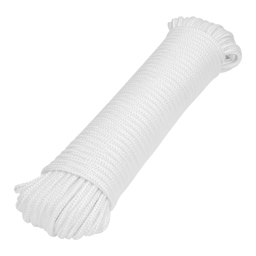 [48397] Piola de poliéster diamante de 6mmx30m blanca, madeja, FIERO PIO-630P