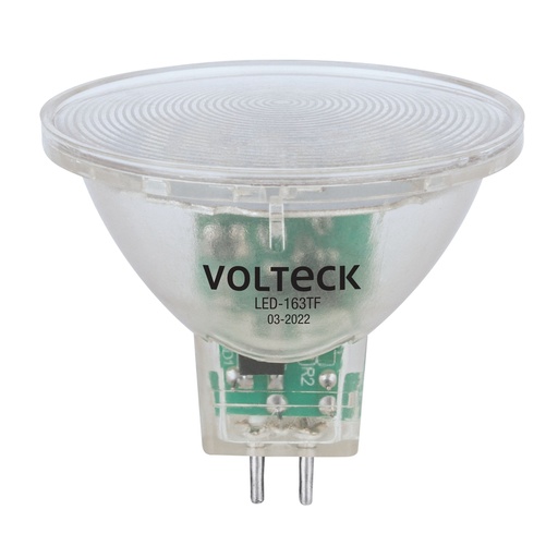 [48402] Lámpara trans. de LED 3W MR16 base GU5.3 luz de día, blíster LED-163TF
