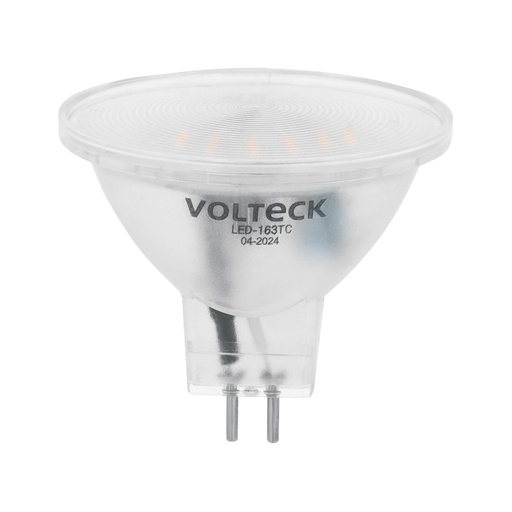 [48403] Lámpara trans. de LED 3W MR16 base GU5.3 luz cálida, blíster LED-163TC