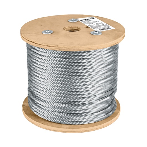 [48816] Metro de cable flexible 5/16' de acero 7x19 hilos, 75 m CAB-5/16F