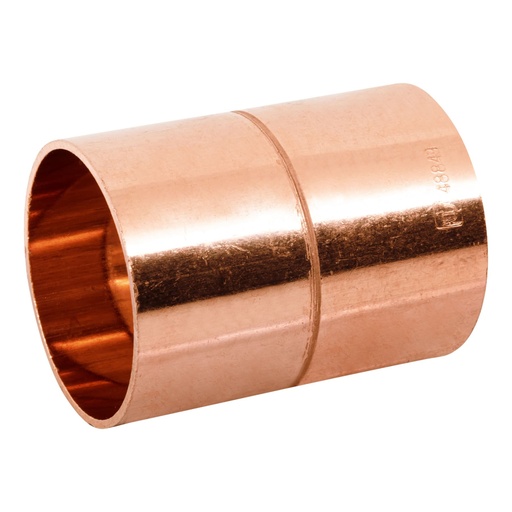[48849] Cople de cobre 1-1/2', con ranura, FOSET CC-265