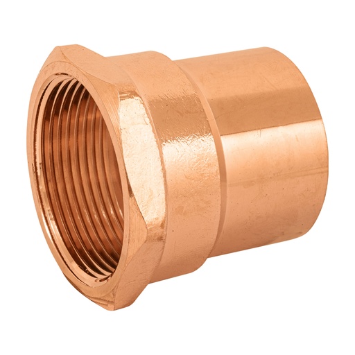 [48899] Conector de cobre, rosca interior 1-1/2', FOSET CC-605