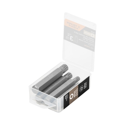 [12715] Estuche con 4 puntas brístol combinadas largo 3', Expert PUDE-8204