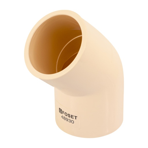 [48930] Codo 45° CPVC de 1-1/2', FOSET CPVC-865