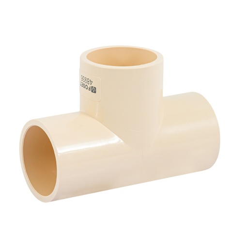 [48936] Tee sencilla de CPVC de 1-1/2', FOSET CPVC-765