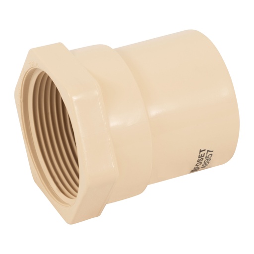 [48957] Conector hembra CPVC 1-1/2', FOSET CPVC-605