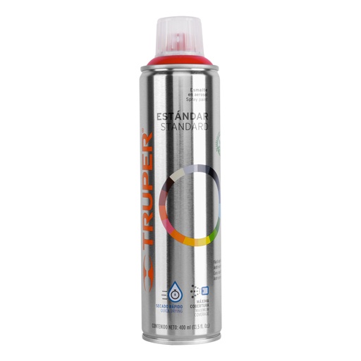 [12732] Pintura en aerosol, rojo seguridad, bote esbelto, 400 ml PA-RSG