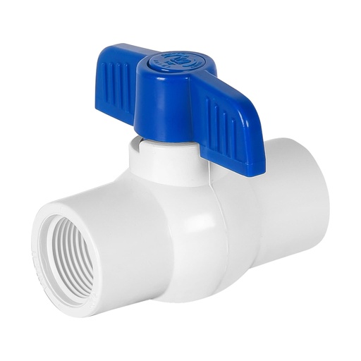 [49151] Válvula esfera de PVC 3/4' roscable, Foset PVC-ES-3/4R