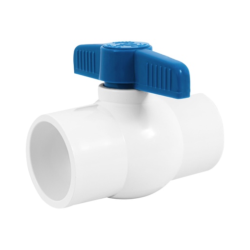 [49161] Válvula de esfera de PVC 2' para cementar, FOSET PVC-ES-2