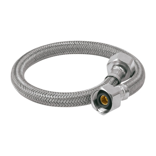 [49178] Manguera lavabo/fregadero, vinilo gris, 1/2' x 1/2', 40 cm FLA-40V