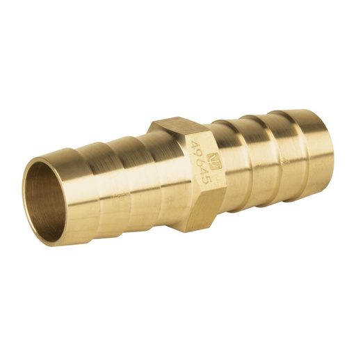[49645] Cople inserción de latón 3/4' para poliducto negro, FOSET ADPO-3/4C