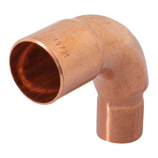 [49721] Codo 90° reducción de cobre de 3/4' x 1/2', FOSET CC-521