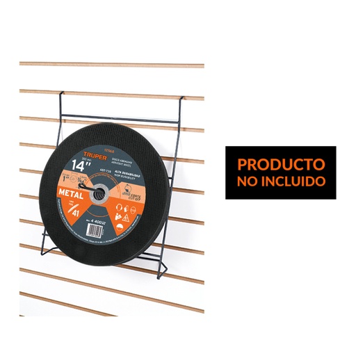[55321] Rack para discos abrasivos 14', Truper R-DISA-14