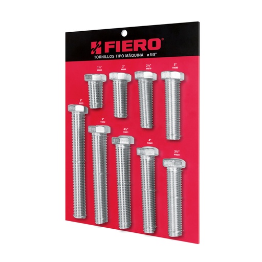 [55903] Exhibidor FIERO con tornillos tipo máquina, 5/8' EXF-TORM-5/8
