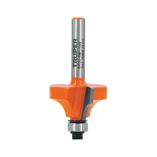 [102725] Broca para router, redondeado con moldura, 1-1/8' con balero BROU-RM1-1/8X