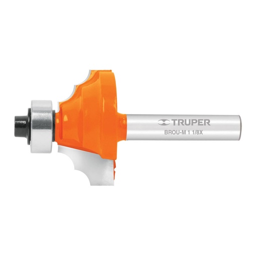 [11486] Broca para router, moldura clásica, 1-1/8' con balero,Truper BROU-M1-1/8X