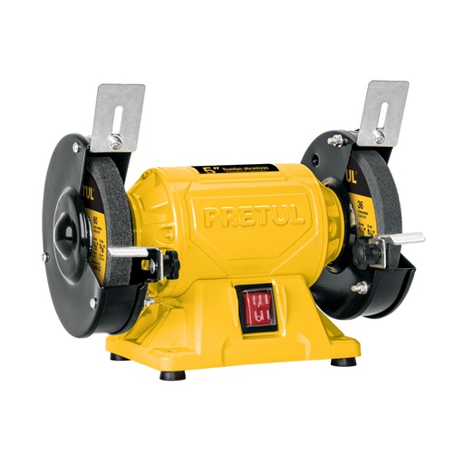 [29994] Esmeril de banco de 5' de 1/6 HP (120 W), Pretul EBA-5P