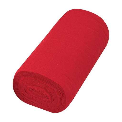 [57002] Rollo de 50 m de franela roja de algodón, KLINTEK FRA-50R