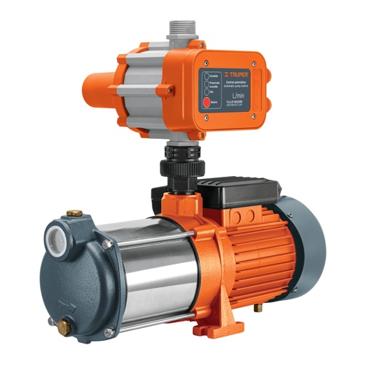 [102387] Bomba presurizadora multietapas 1 1/3 HP con control, Truper PREM-1 1/3