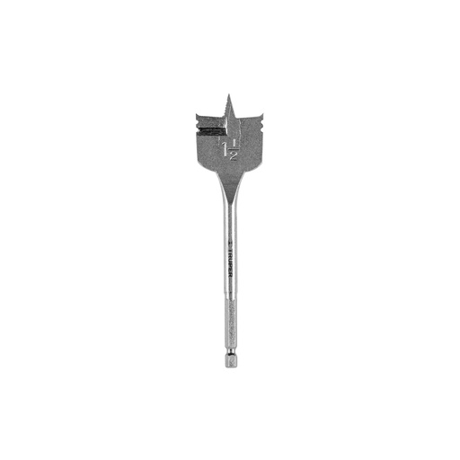 [11393] Broca plana de manita 1-1/2' para madera, Truper BPT-1-1/2