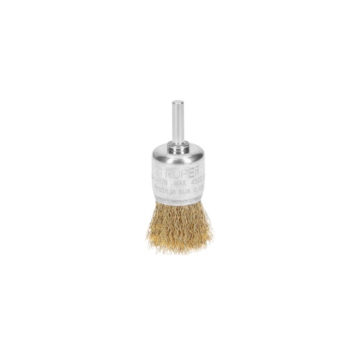 [11596] Carda de copa 1-1/8' alambre grueso para taladro, Truper COM-1-1/8