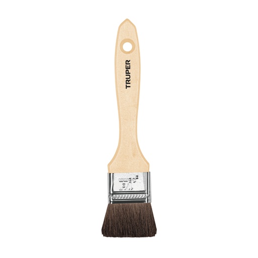 [12467] Brocha pelo de camello de 1-1/2' con mango de madera, TRUPER BRT-1-1/2C
